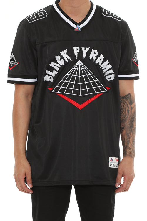Black Pyramid Home Team Football Jersey Black