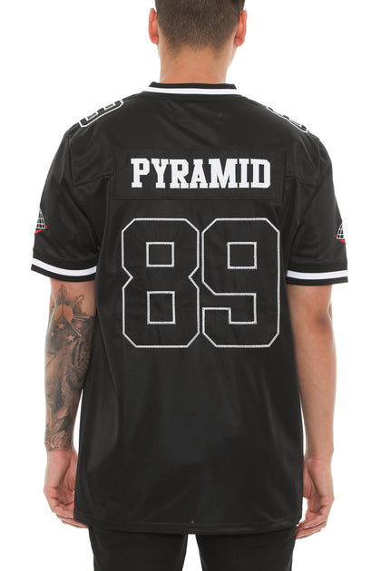 Black Pyramid Home Team Football Jersey Black
