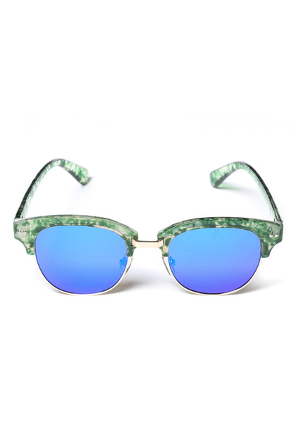 Yhf Los Angeles Dazed Mirror Flat Lens Green/Blue