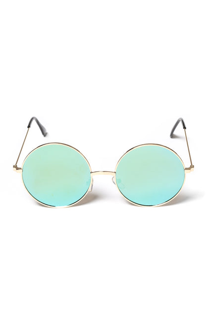 YHF Los Angeles Basalt Mirror Flat Lens Gold/Green