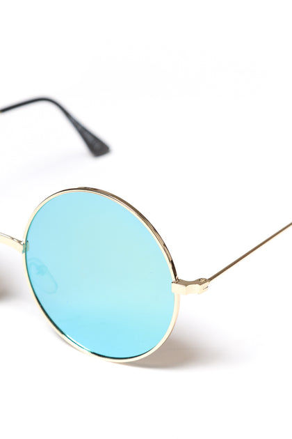 YHF Los Angeles Basalt Mirror Flat Lens Gold/Green
