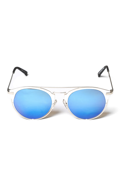 Yhf Los Angeles Day Fall Revo Sunglasses White/Blue