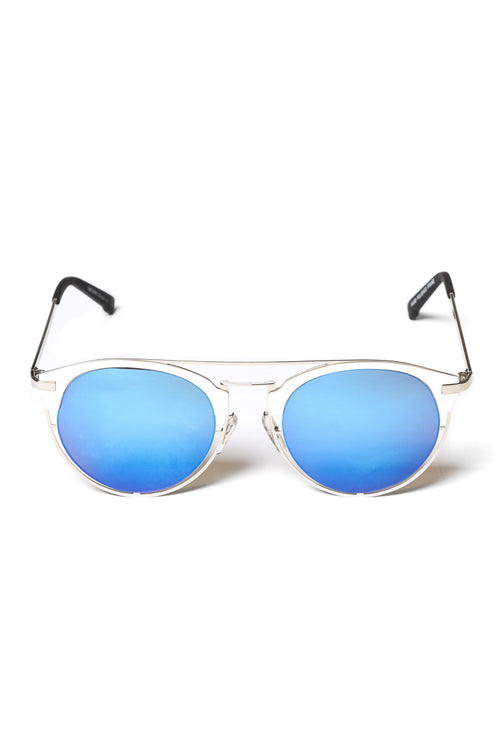 Yhf Los Angeles Day Fall Revo Sunglasses White/Blue