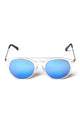 Yhf Los Angeles Day Fall Revo Sunglasses White/Blue