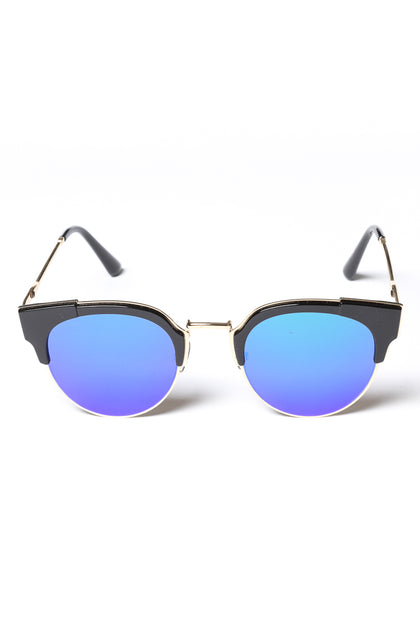 Yhf Los Angeles Alexis Sunglasses Black/Turquoise