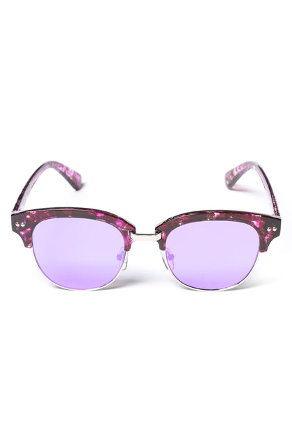 Yhf Los Angeles Dazed Mirror Flat Lens Purple