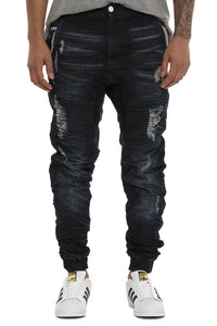 Nena and Pasadena Destroyer Jean Dark Denim