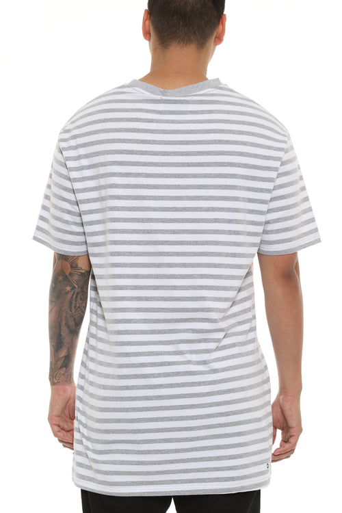 Dead Studios 90's Stripe Tee Grey/White