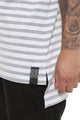 Dead Studios 90's Stripe Tee Grey/White