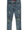 Haus of JR Clayton Distressed Biker Denim Blue