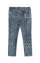 Haus of JR Clayton Distressed Biker Denim Blue