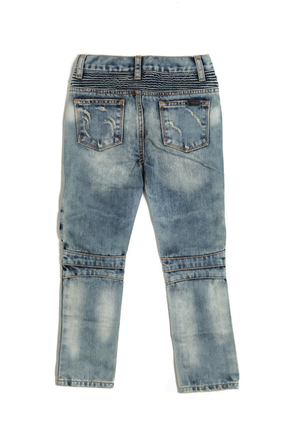 Haus of JR Clayton Biker Denim Blue/Gold
