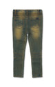 Haus of JR Clayton Distressed Biker Denim Vintage Indigo