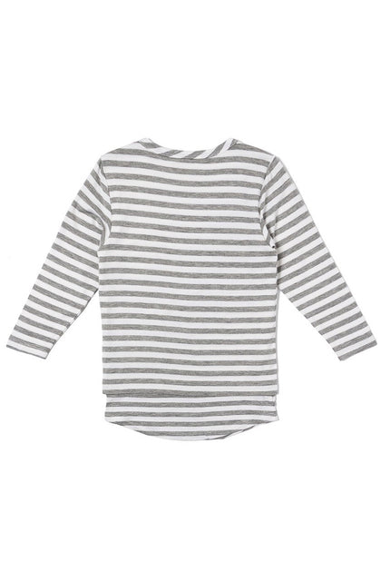 Haus of JR Keneth Inset Tee White/Grey