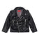 Haus of JR Lex Leather Biker Jacket Black