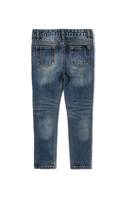 Haus of JR Marcy Distressed Denim Jean Indigo