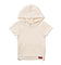 Haus of JR Jordyn Washed S/S Hood Off White