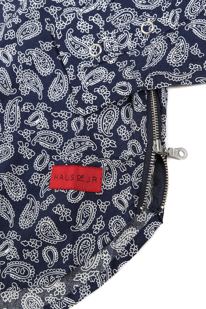 Haus of JR Paisley Maddox Navy