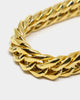Saint Morta Cuban Link 18MM Bracelet Gold