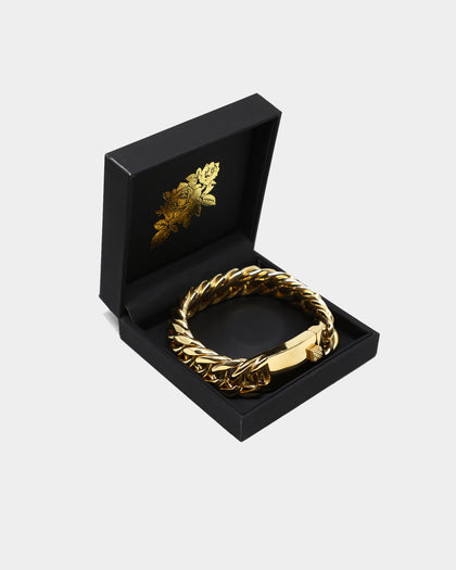 Saint Morta Cuban Link 18MM Bracelet Gold