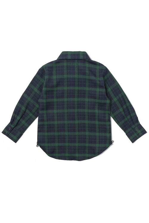 Haus of JR Chris L/S Flannel Navy/Green