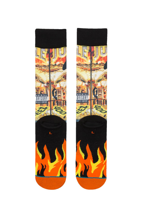Stance Juvenile Sock Black/Yellow/Orange