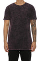 Silent Theory Acid Tall Tee Dark Burgundy