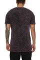 Silent Theory Acid Tall Tee Dark Burgundy