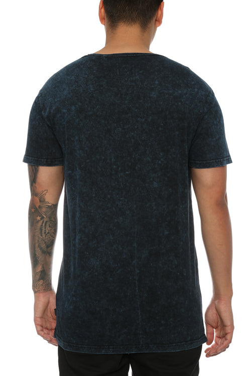 Silent Theory Acid Tall Tee Dark Navy