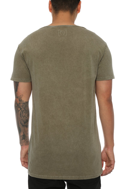 Silent Theory Acid Tall Tee Khaki