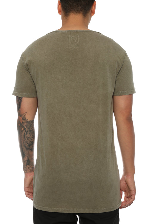 Silent Theory Acid Tall Tee Khaki