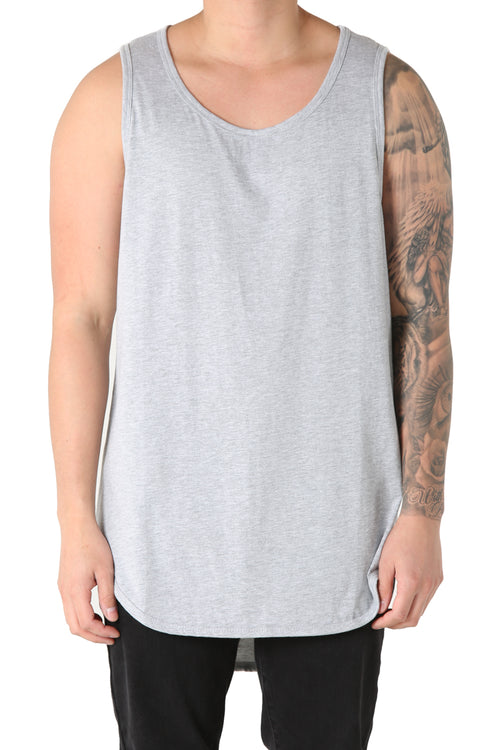 EPTM Triblend Long Tank Light Grey