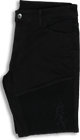 Saint Morta Distressed Biker Short Black