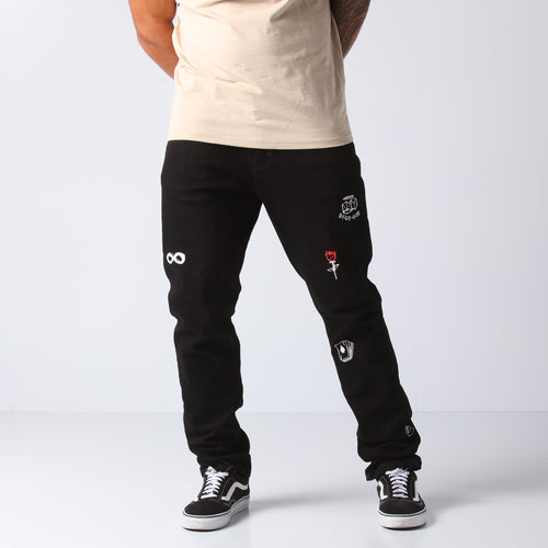 Detache Hornet 5 Pocket Jean Black