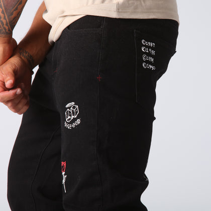 Detache Hornet 5 Pocket Jean Black