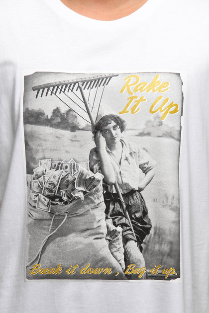 Goat Crew Rake It Up Muscle Tee White