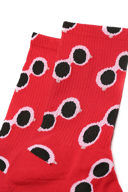 Goat Crew Pump Gang Socks Red