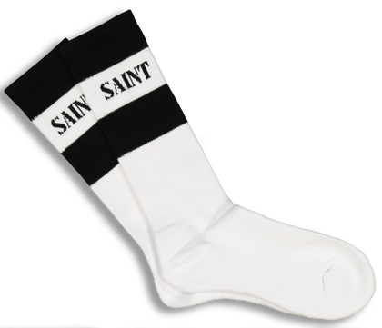 Saint Morta Revolution Tall Sock White/Black