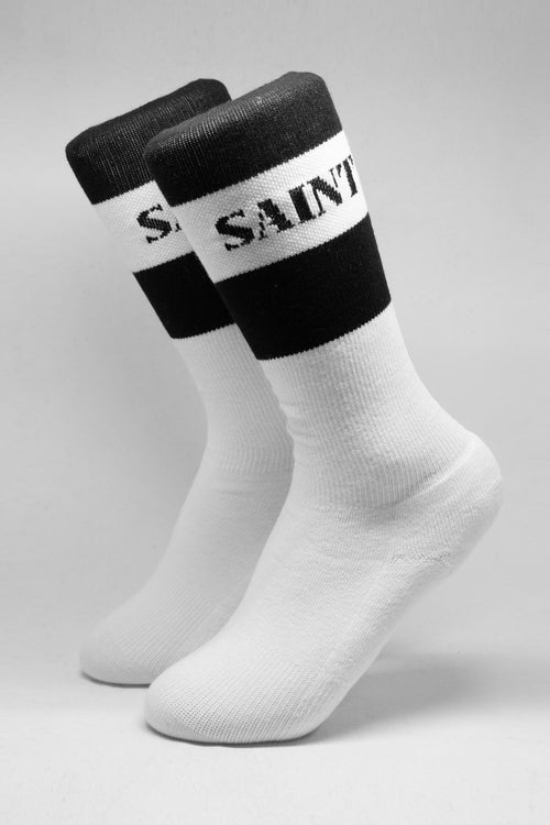 Saint Morta Revolution Tall Sock White/Black