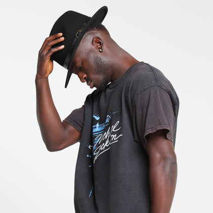 Michael Jackson Moonwalk Tee Black