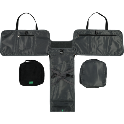 Korin Flexpack Go Duffle Bag Charcoal/Black