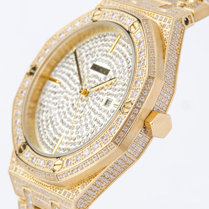 Saint Morta Premierre Watch Iced Gold
