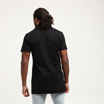 Well Made Raw Edge Tee Black