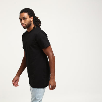 Well Made Raw Edge Tee Black