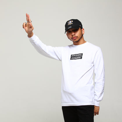 Los Angeles RadYo! Fxcking Posers LS Tee White