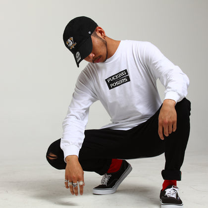 Los Angeles RadYo! Fxcking Posers LS Tee White