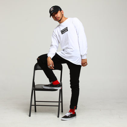 Los Angeles RadYo! Fxcking Posers LS Tee White