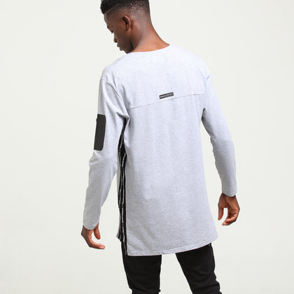 Emperor Apparel Sportstech Logo L/S T-Shirt Grey