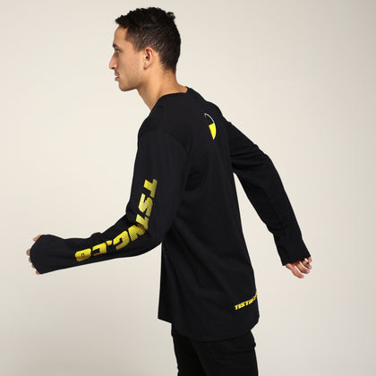 ASAP ROCKY APPAREL Crash Test Vitruvian LS Tee Black