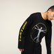 ASAP ROCKY APPAREL Crash Test Vitruvian LS Tee Black